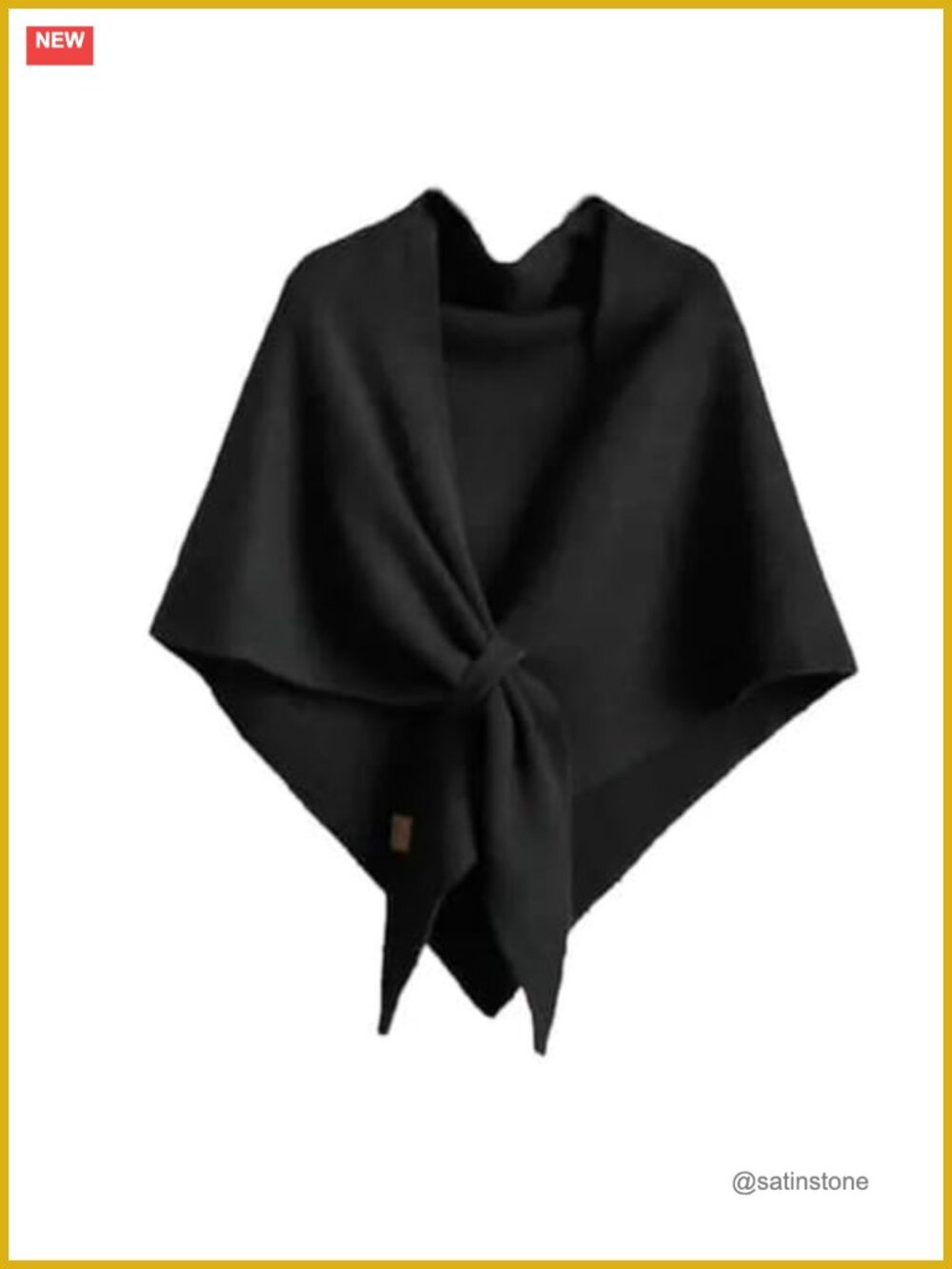 Women Knit Triangle Shawl Wrap Pashmina Cape Poncho Scarf